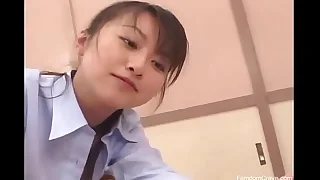 Asian lecturer penalizing bully with her